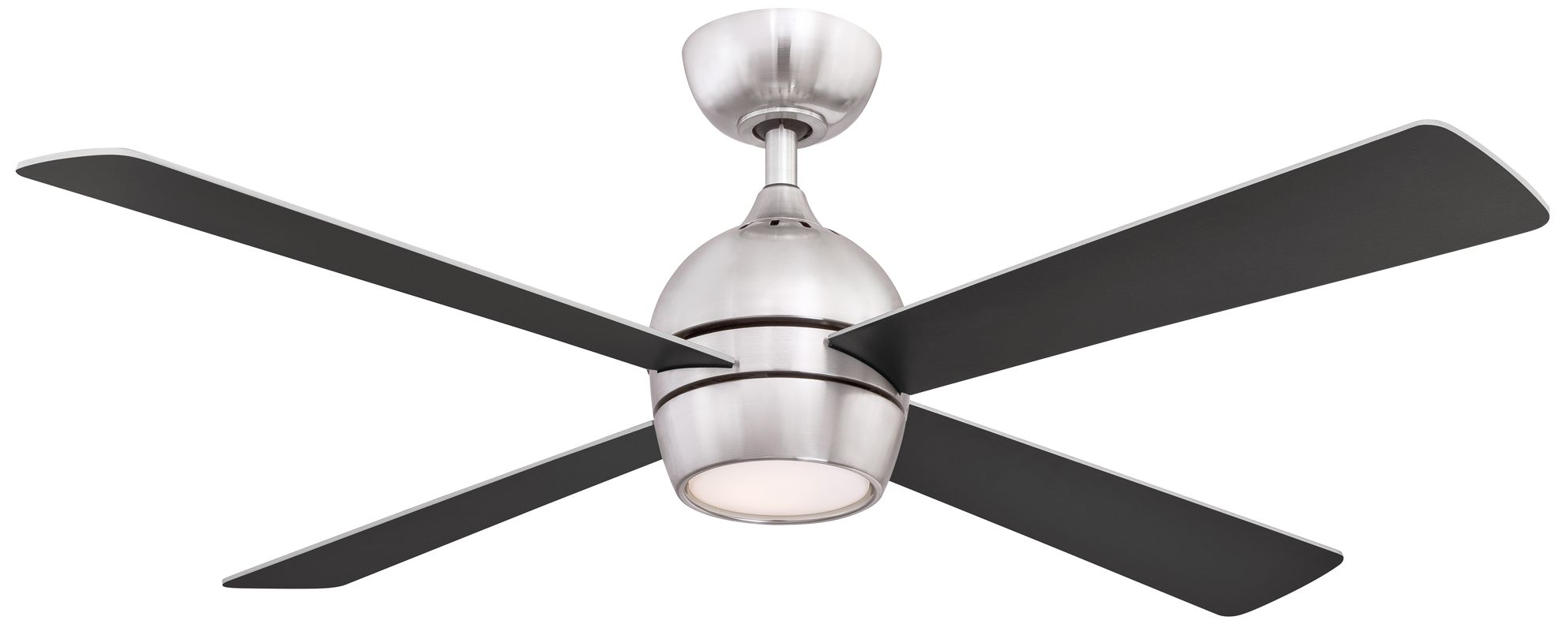 Image 3 Kwad 52 inch Indoor Ceiling Fan with LED Light Kit - Brushed Nickel
