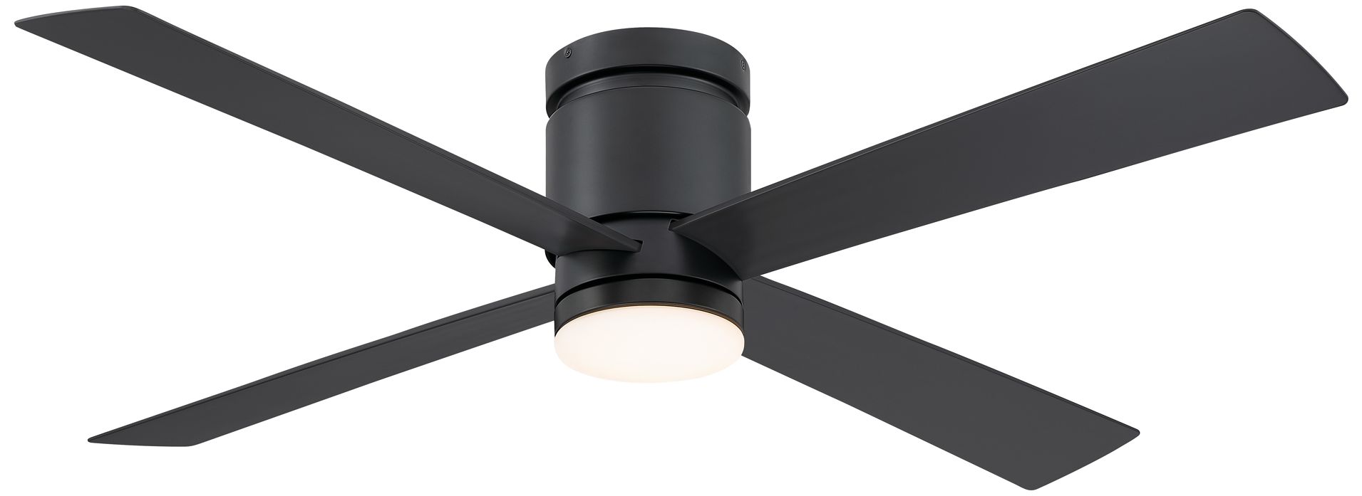 Image 2 Kwartet 52 in In/Out Fan w/ LED CCT Lt Kit - Black Blades