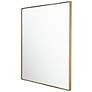 2_Kye 30" x 30" Rounded Square Gold Wall Mirror more views