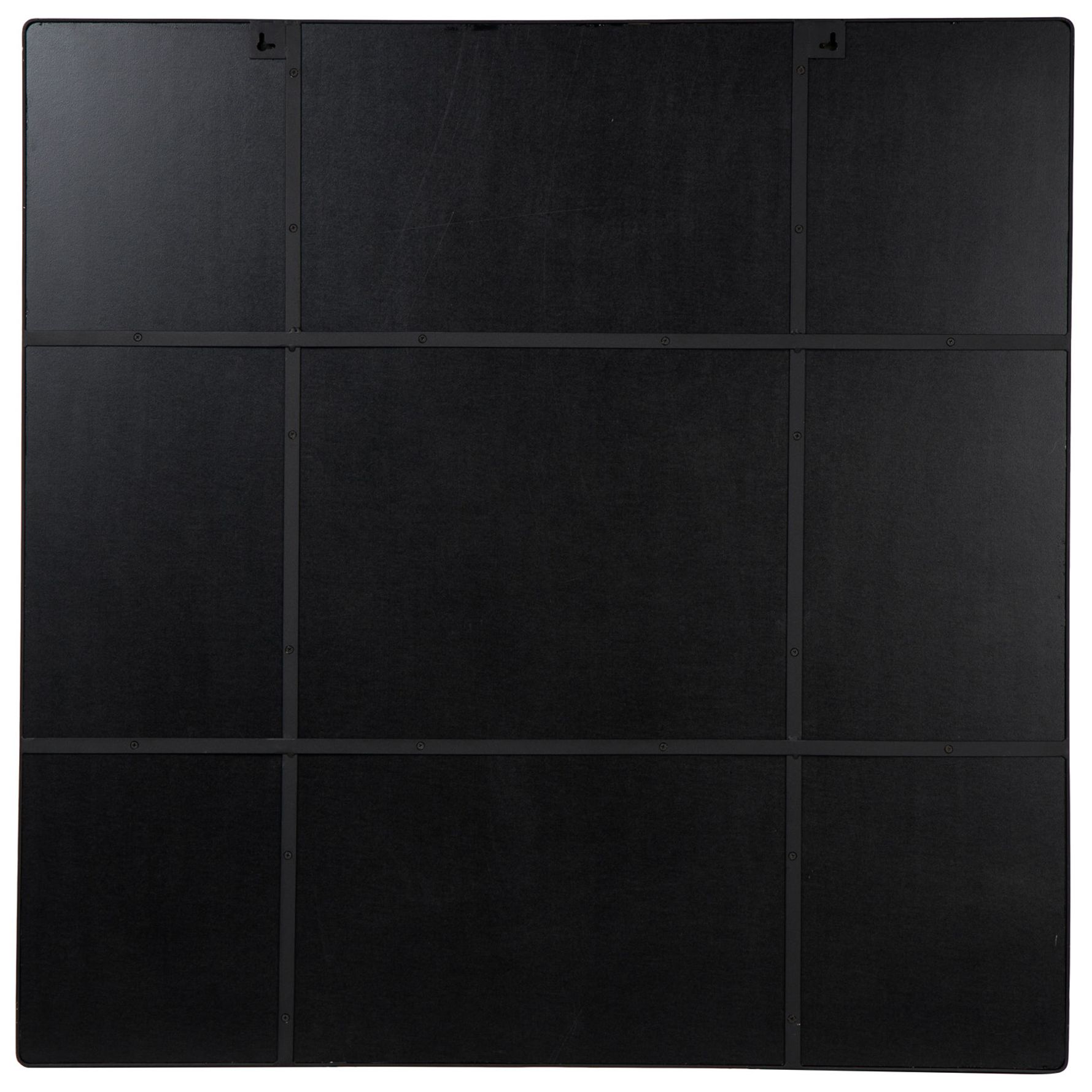 Image 2 Kye 40" x 40" Rounded Square Black Wall Mirror more views