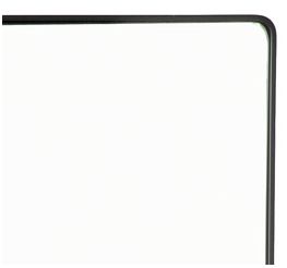 Image 4 Kye 40" x 40" Rounded Square Black Wall Mirror more views