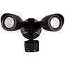 Kyle Bronze LED Dual Head Security Light w/ Motion Sensor