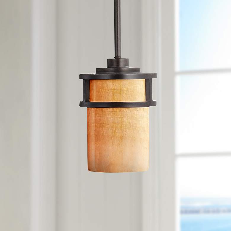 Image 1 Kyle Imperial Bronze Mini Pendant Light