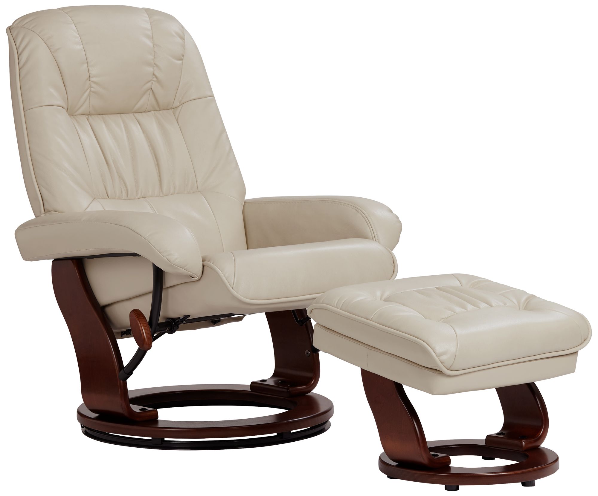 Faux leather glider recliner with ottoman new arrivals