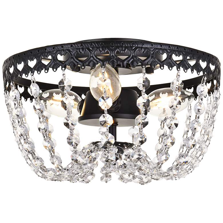 Image 2 Kylie 10" Flush Mount In Black