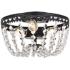 Kylie 10" Flush Mount In Black