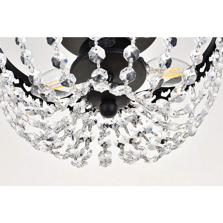 Image 5 Kylie 10" Flush Mount In Black more views