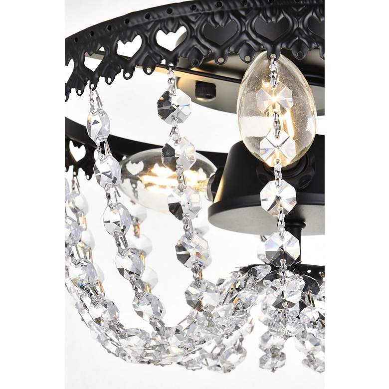 Image 6 Kylie 10" Flush Mount In Black more views