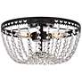 2_Kylie 12" Flush Mount In Black