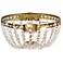 Kylie 12" Flush Mount In Brass