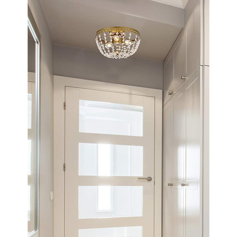 Image 3 Kylie 12" Flush Mount In Brass more views