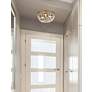 3_Kylie 12" Flush Mount In Brass more views