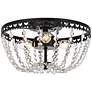 2_Kylie 14" Flush Mount In Black