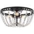 Kylie 14" Flush Mount In Black