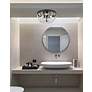 3_Kylie 14" Flush Mount In Black more views