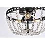 6_Kylie 14" Flush Mount In Black more views