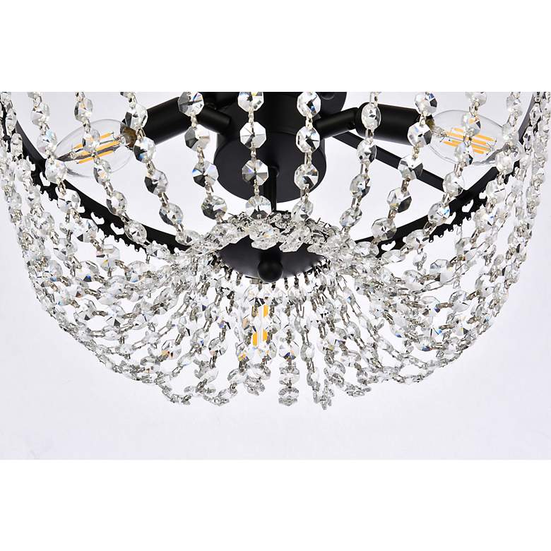 Image 5 Kylie 16" Flush Mount In Black more views