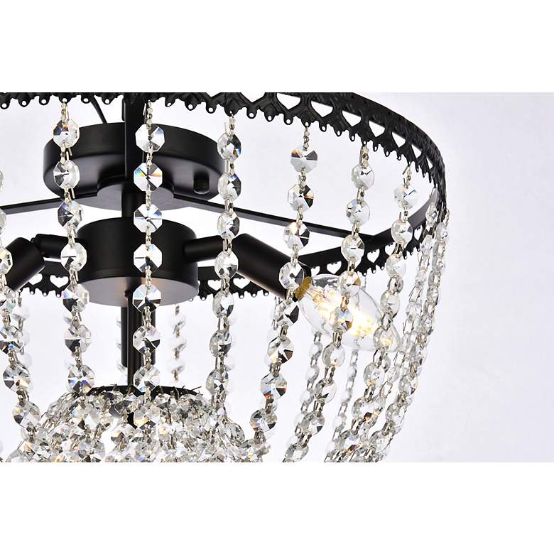 Image 6 Kylie 16" Flush Mount In Black more views
