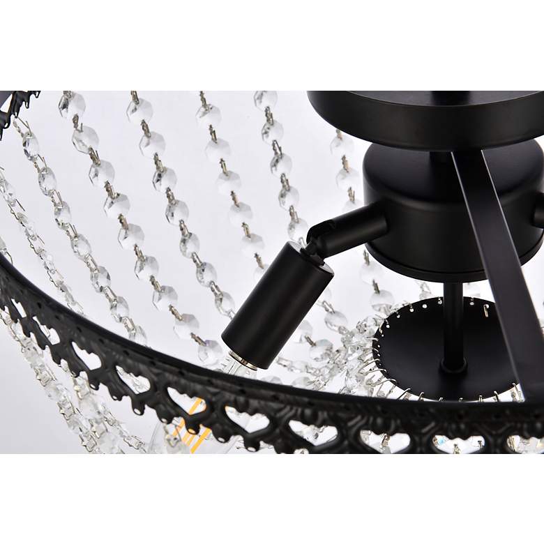 Image 7 Kylie 16" Flush Mount In Black more views