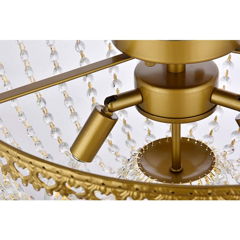Image 7 Kylie 16" Flush Mount In Brass more views