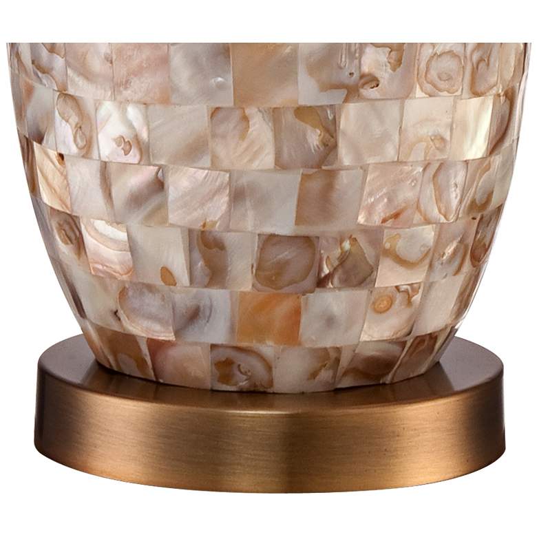 Image 5 Kylie Mother of Pearl Tile Vase Table Lamp more views