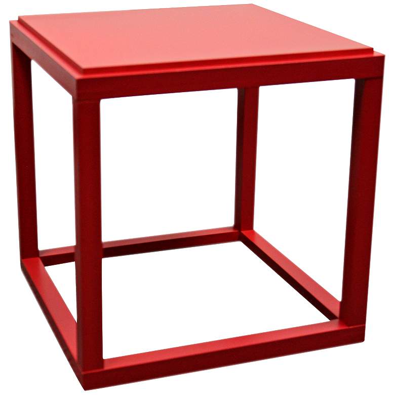 Image 1 Kylie Red Stackable Cube Table