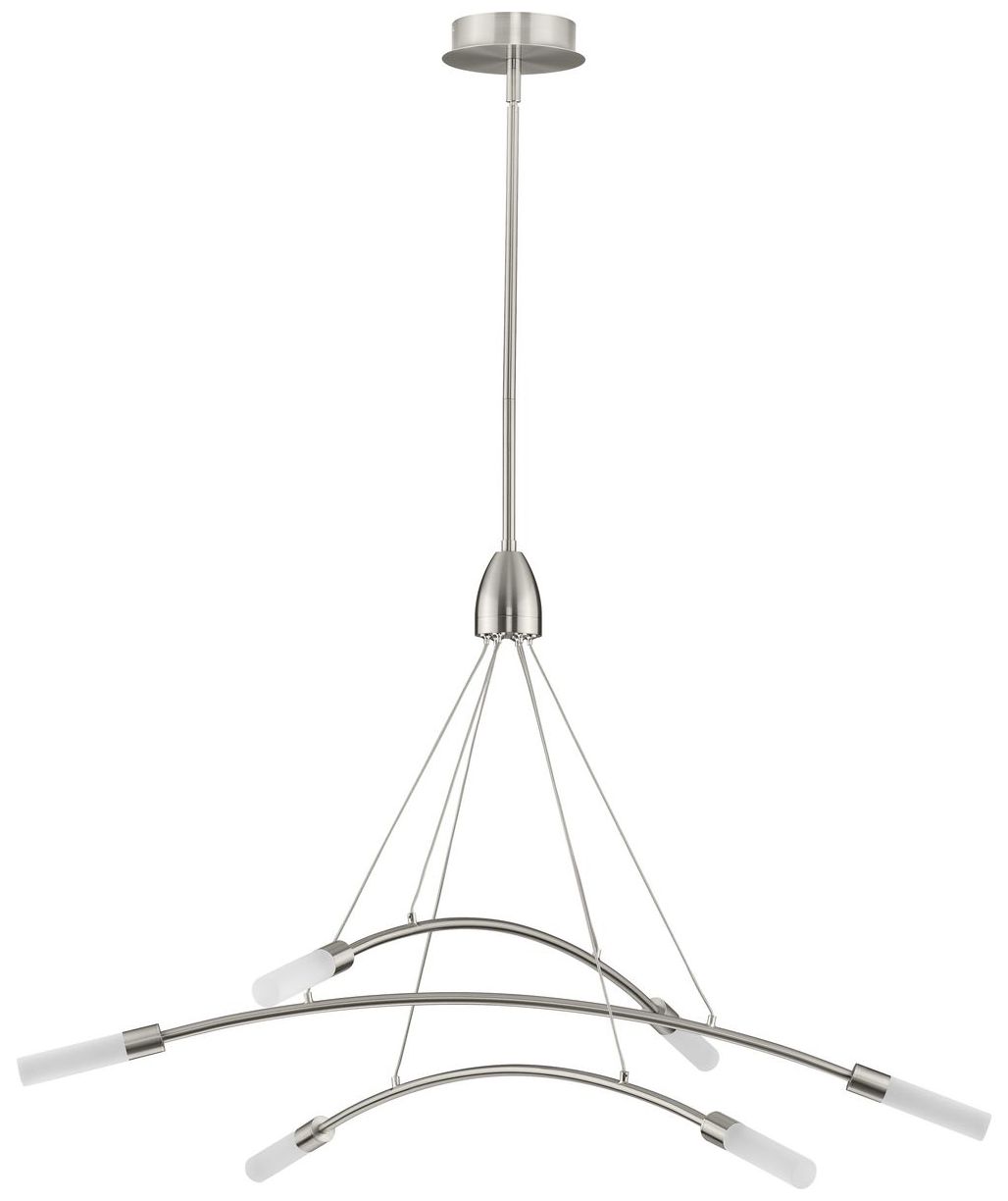 Image 5 Kylo LED Collection Six-Light Frosted Acrylic Chandelier Light more views