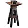 Kyoto 41" High Copper and Bronze Outdoor LED Floor Fountain