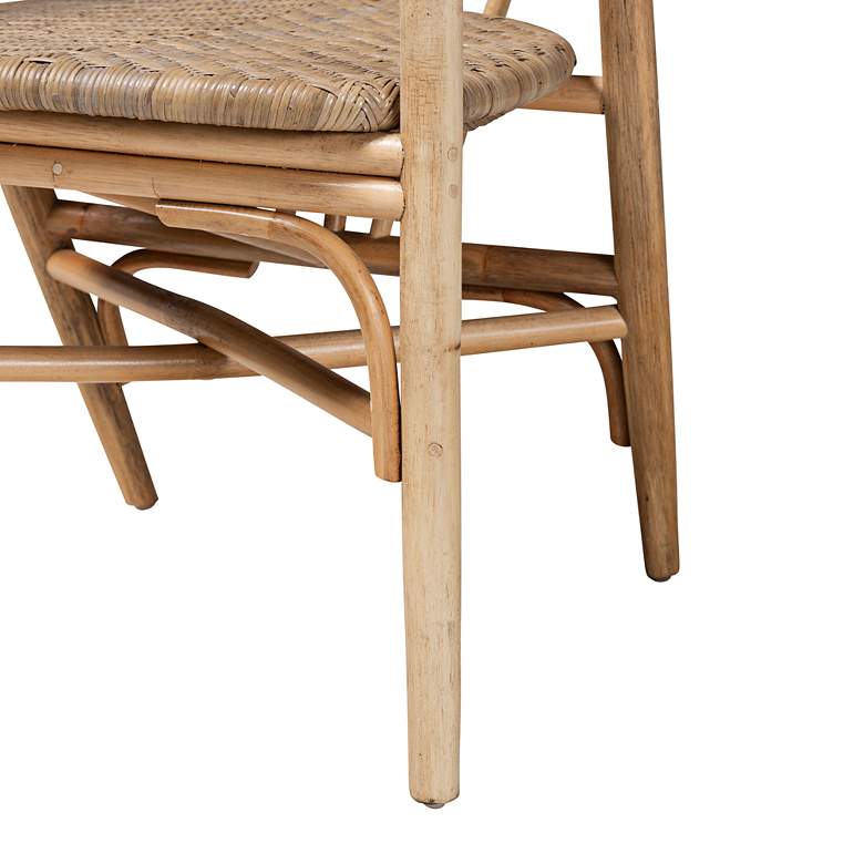Image 3 Kyoto Natural Brown Rattan Dining Chair more views