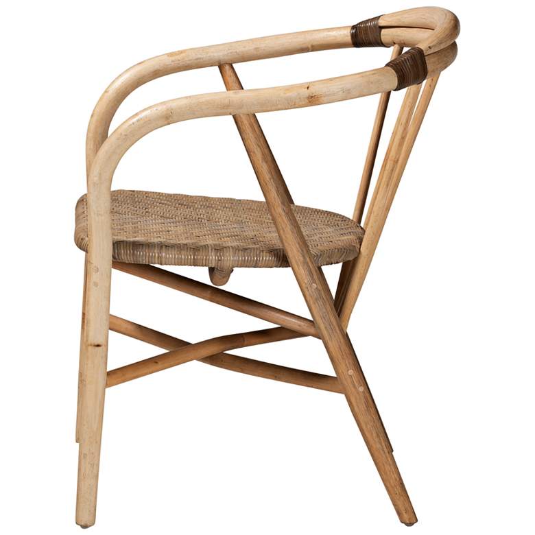 Image 6 Kyoto Natural Brown Rattan Dining Chair more views