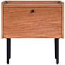 1_Kyra 24" Wide Chestnut Wood 1-Drawer Nightstand