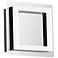 L-Seven 6" High LED Frosted Acrylic Square Wall Sconce