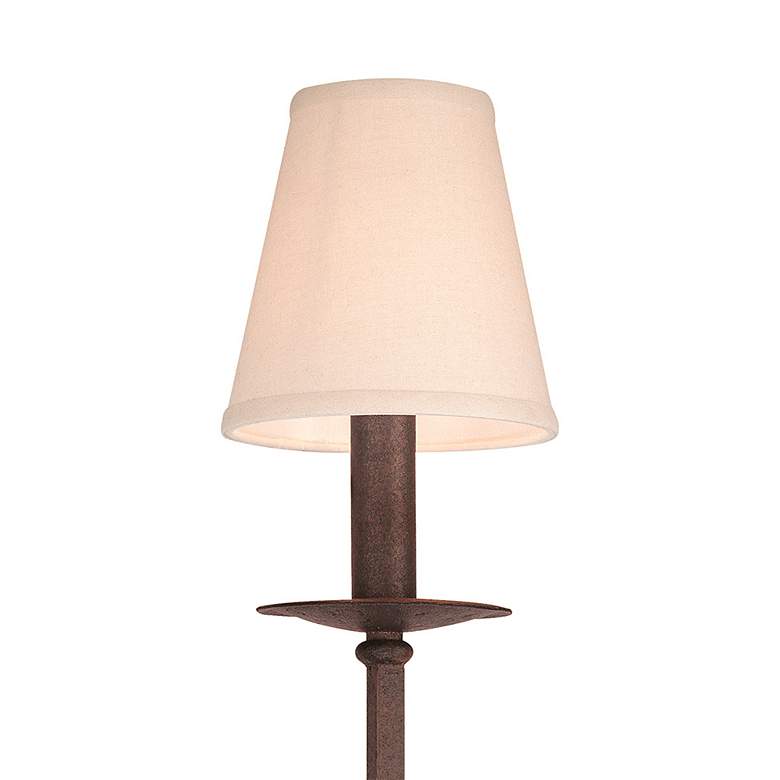 Image 3 La Brea Collection 14 1/2" Wide French Iron Sconce more views