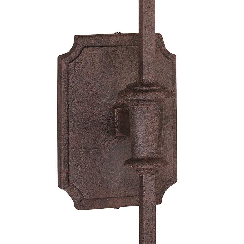 Image 2 La Brea Collection 5" Wide French Iron Sconce more views