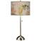 La Mer Coral Giclee Contemporary Table Lamp