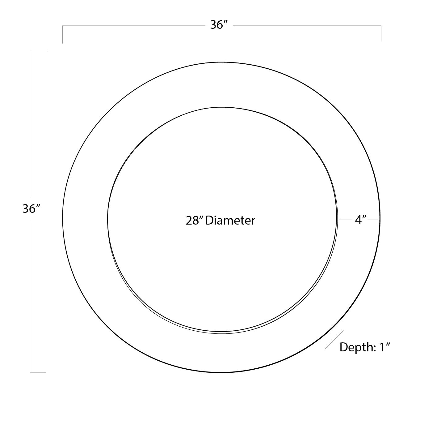 Image 5 LA Modern Chantal Mother of Pearl 36" Round Wall Mirror more views