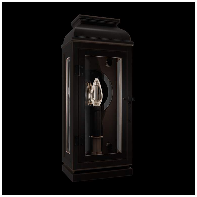 Image 2 La Motte 16"H x 6.4"W 1-Light Outdoor Wall Light in Oil Rubbed Bronze more views