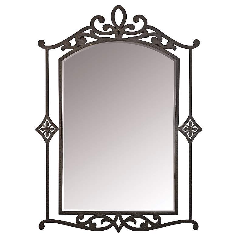 Image 1 La Parra Collection Hand-Forged 40 inch High Wall Mirror