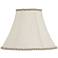 La Pure White Softback Bell Lamp Shade 7x16x12 (Washer)