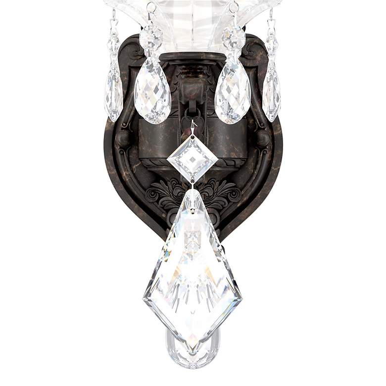 Image 3 La Scala 1-Lt Wall Sconce in Heirloom Bronze with Heritage Handcut Crystal more views
