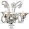 La Scala 17 3/4" High Clear Murano Style Glass Wall Sconce