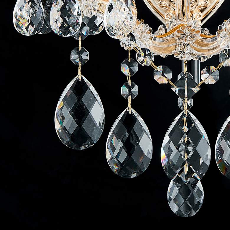 Image 2 La Scala 18 1/2" High Gold Crystal 2-Light Wall Sconce more views