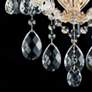2_La Scala 18 1/2" High Gold Crystal 2-Light Wall Sconce more views