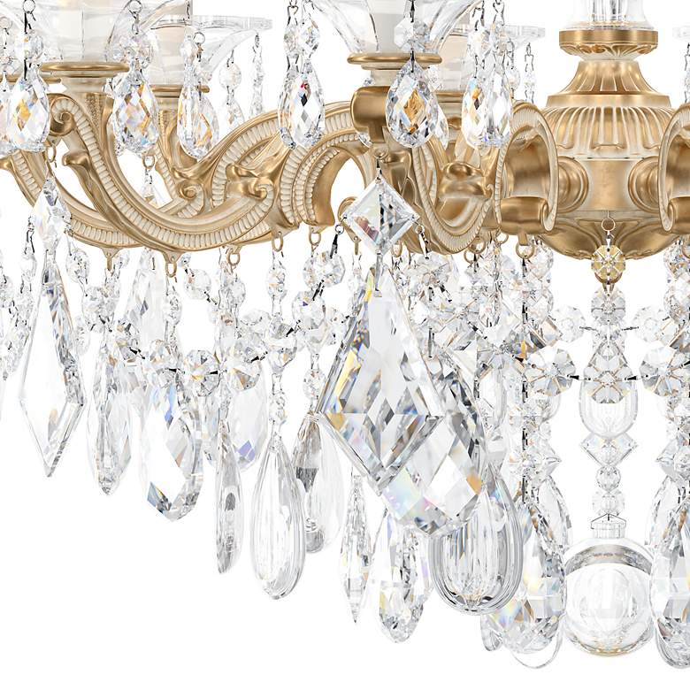 Image 4 La Scala 29.5"H x 28"W 10-Light Crystal Chandelier in Parchment G more views