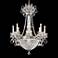 La Scala Empire 25 1/2"W Roman Silver Crystal Chandelier