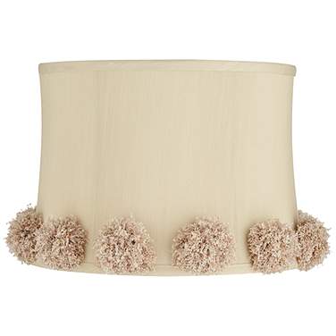 La Taupe Softback Drum Lamp Shade 13x14x10 (Spider)