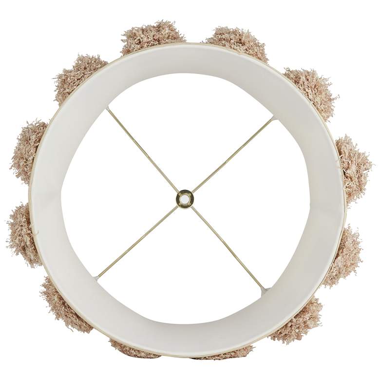 Image 5 La Taupe Softback Drum Lamp Shade 13x14x10 (Spider) more views