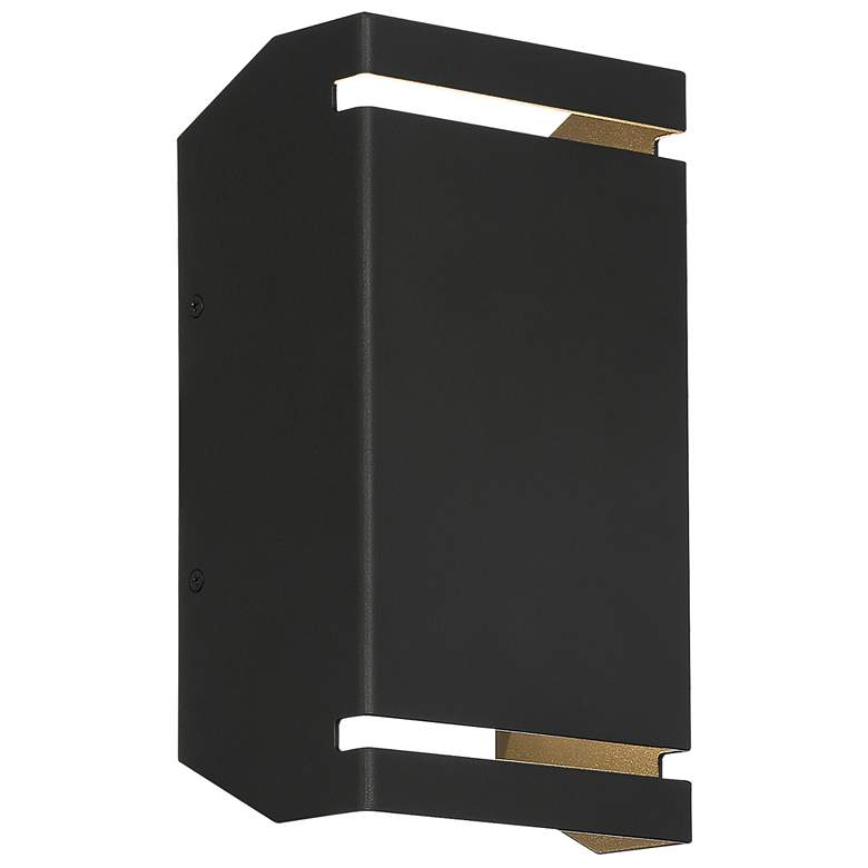 Image 1 La Vida Bi-Directional Tall Outdoor LED Wall Mount - Black