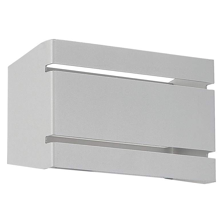 Image 6 La Vida Bi-Directional Wide Outdoor LED Wall Mount - Satin more views