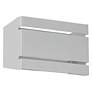 6_La Vida Bi-Directional Wide Outdoor LED Wall Mount - Satin more views